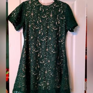 Vivienne Hu VHNY green lace dress